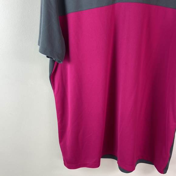 Nike Dri-Fit Pink and Gray Athletic Polo - XXL - Picture 4 of 7